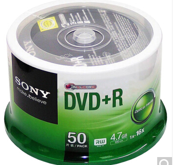 索尼（SONY）DVD+R 光盘/刻录盘 16速4.7G 桶装50片 空白光盘_http://www.zhongqingyang.cn/img/images/C201912/1576804559699.jpg